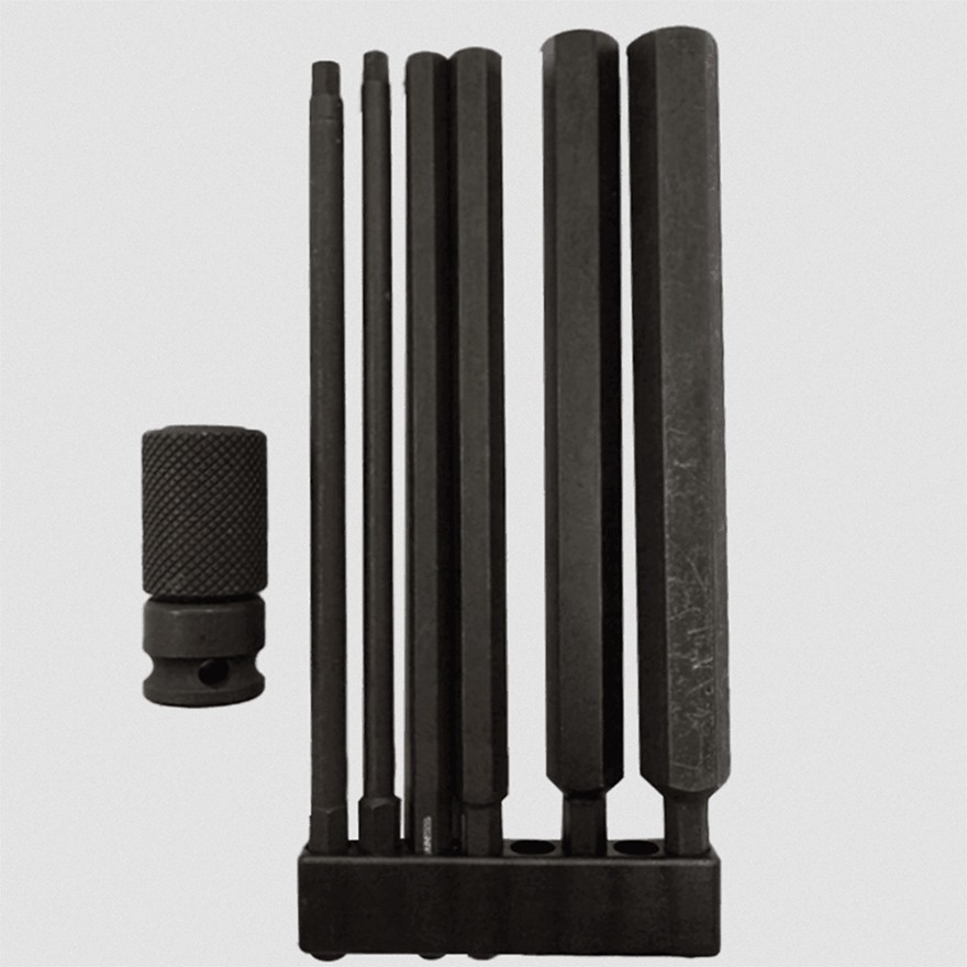 Rack-A-Tiers 72607 Allen Head Bit Kit | 6in Length | 3/16 - 1/2 inch Bits gallery