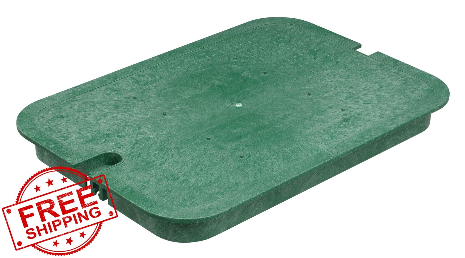 Orbit 12" Black Sprinkler Valve Box Green Lid gallery
