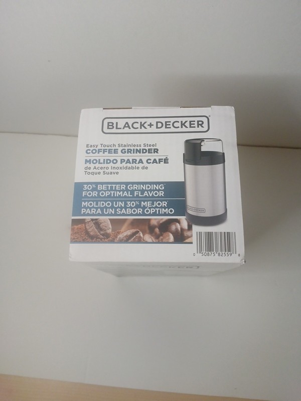 Black + Decker Easy Touch Coffee Grinder Stainless Steel gallery