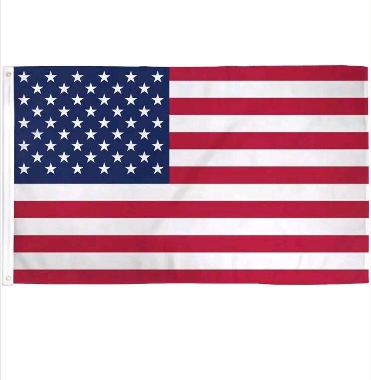 3' x 5' Outdoor US Flag Polyester with Canvas Header & Brass Grommets gallery