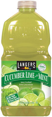 Juice Cocktail, Cucumber Lime with Mint, 64 Fl. Oz. (Pack of 8)