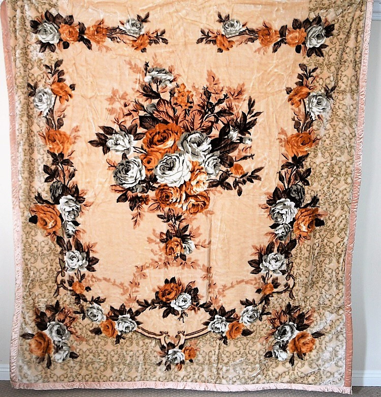 ☀️Thick Heavy 12+ POUND Korean Mink Style Soft KING D Borrego Reversible Blanket gallery