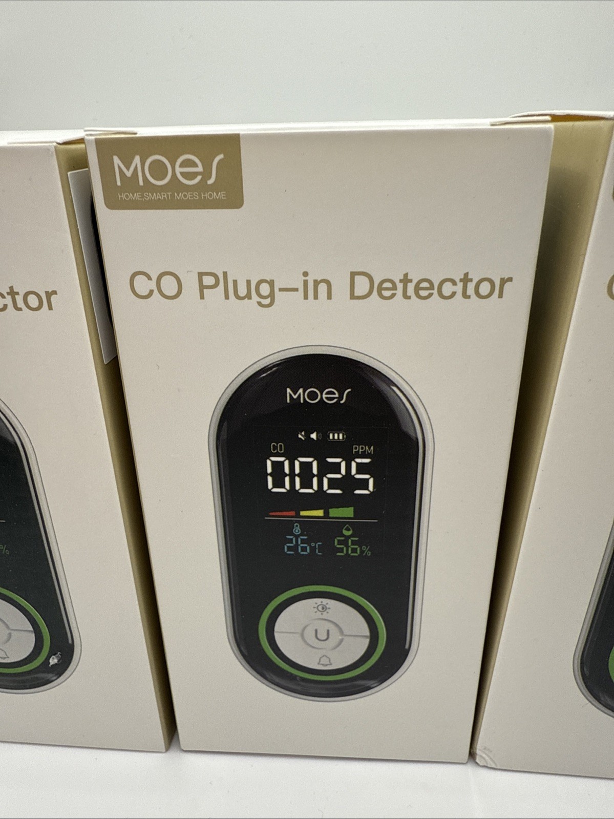 3 Pack MOES Carbon Monoxide & Natural Gas Detector Plug in Gas Monitor Alarm gallery