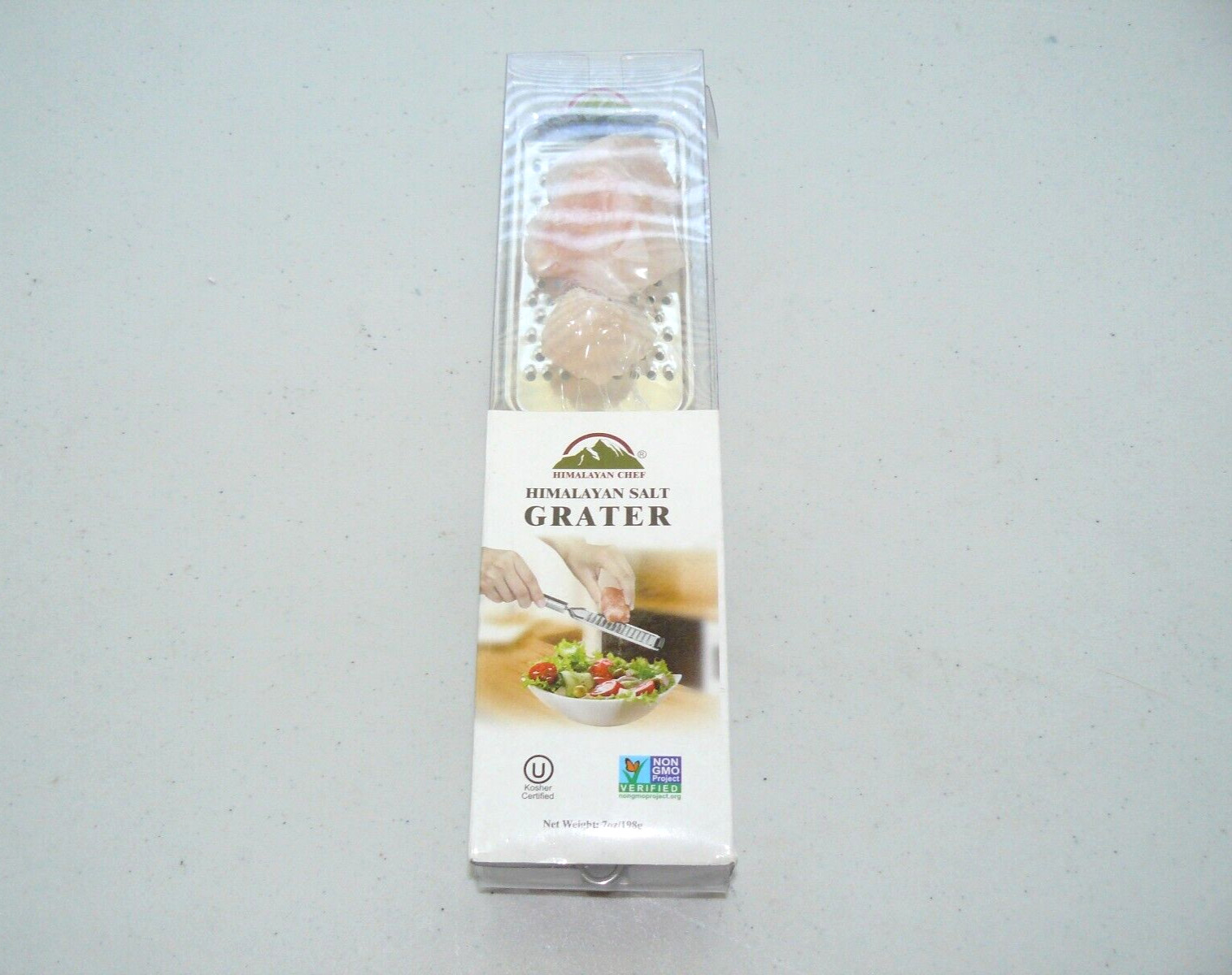 New Himalayan Chef Himalayan Salt Grater w/ Himalayan Pink Salt 7 oz FREE SHIP! gallery