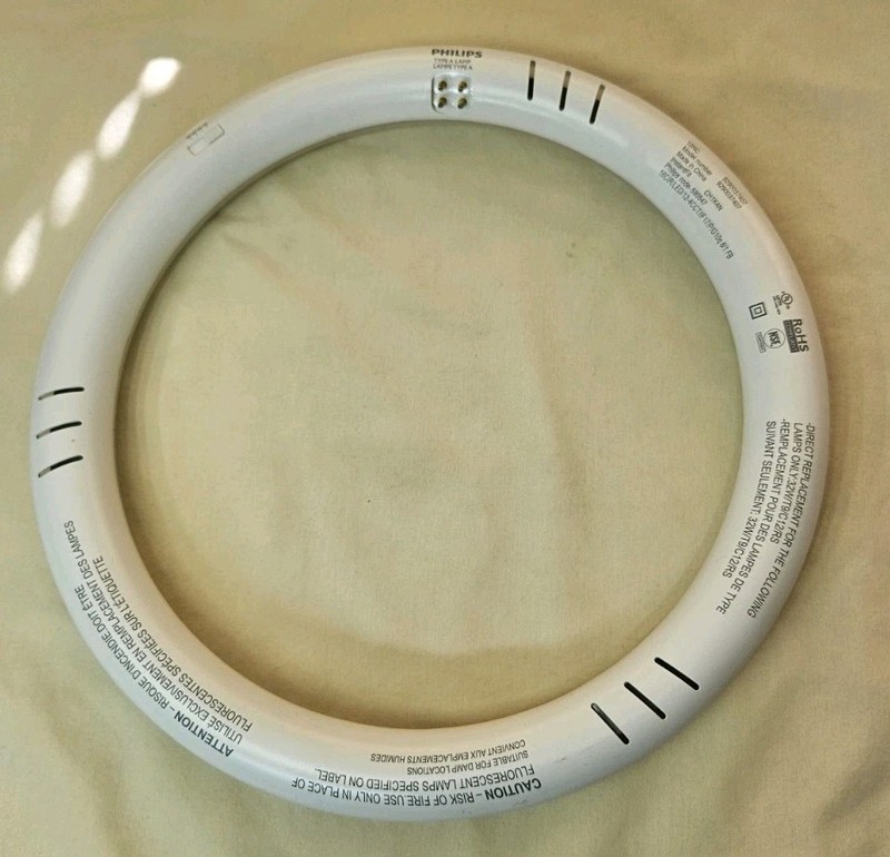 Philips 32w 12" Multiple CCT C-T-9 LED Circular Tube Light, 3000K-6500K, NEW gallery