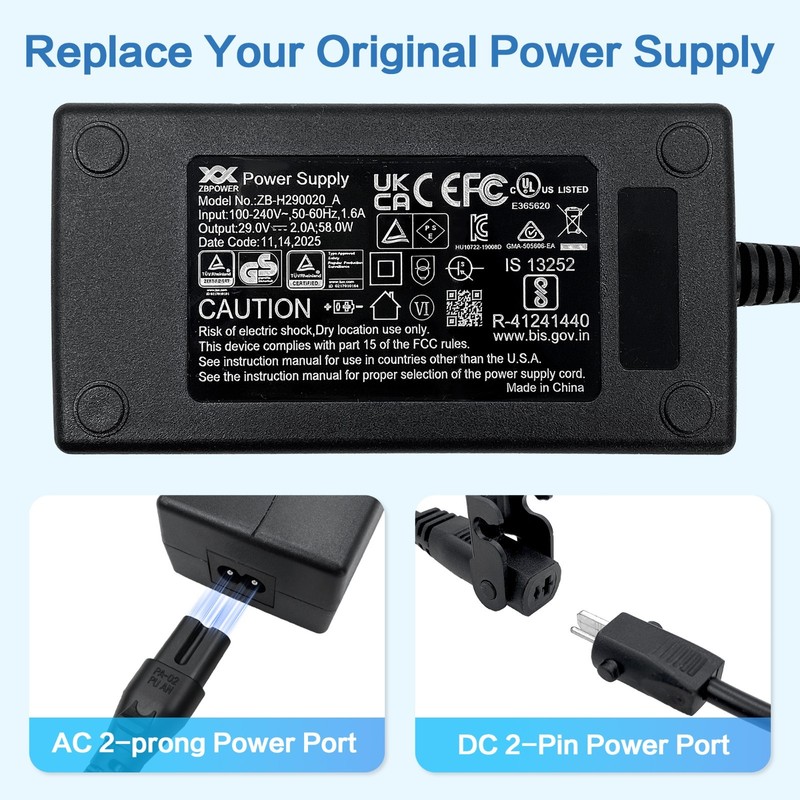 Adjustable Bed Base AC/DC Switching Power Supply Adapter Kit Replacement gallery