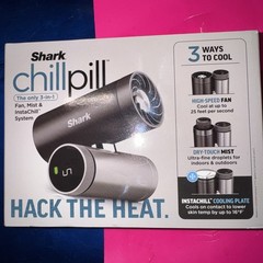ChillPill 3-in-1 Personal Cooling System with Fan, InstaChill Cooling… Shark