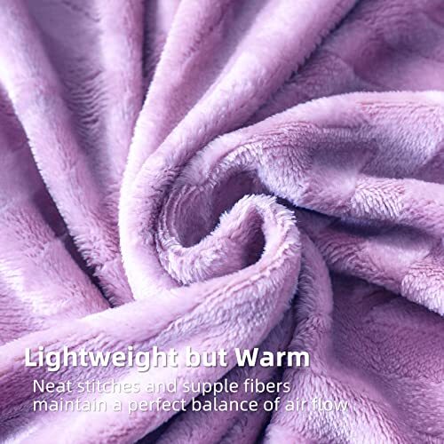 Flannel Fleece King Size Bed Blanket Soft Velvet Lightweight Bedspread Plush ... gallery