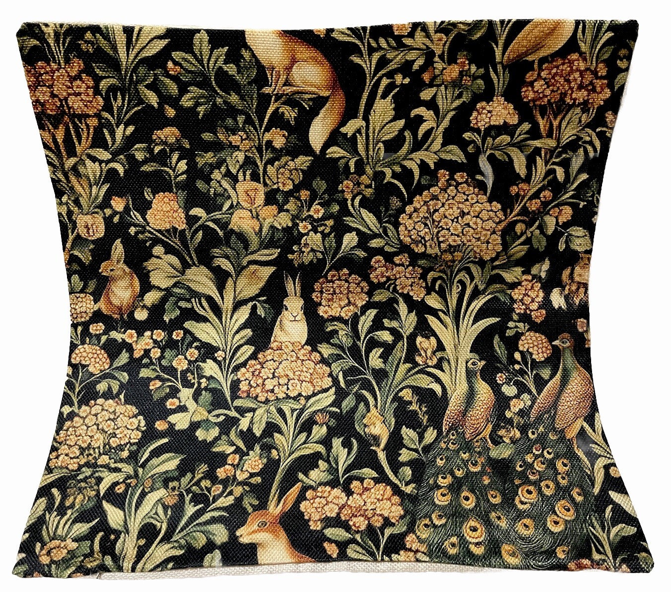 William Morris Abstract Floral Bird Bunny Design Throw Pillow Cover Home Decor gallery