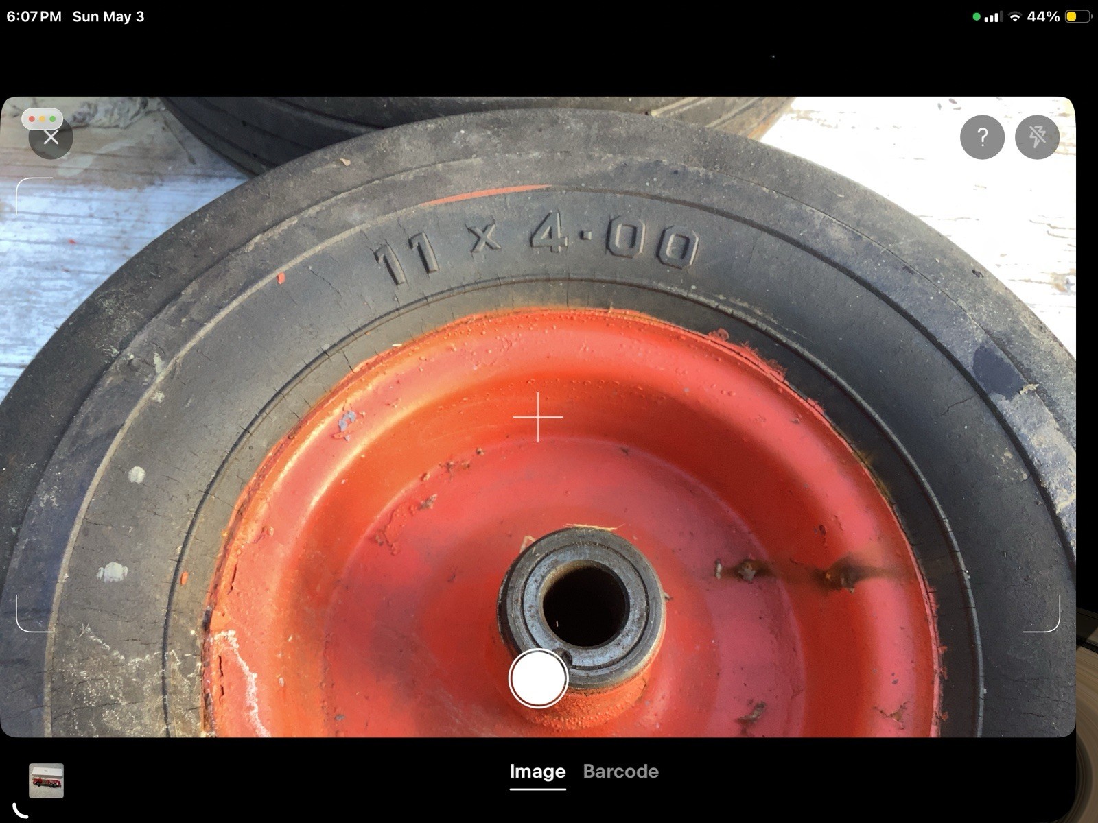 Front Solid Puncture Proof Airless Very Heavy Solid Rubber 11-4.00 gallery