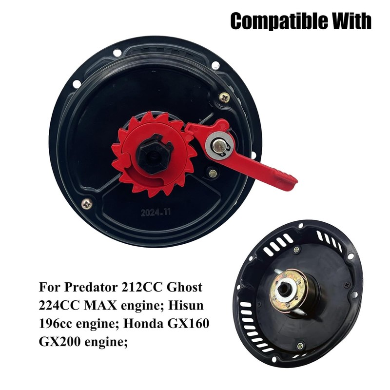 Fast Pull Start Hand Crank Assembly for 200cc Mini Bike, Go Kart, Honda 6.5HP En gallery