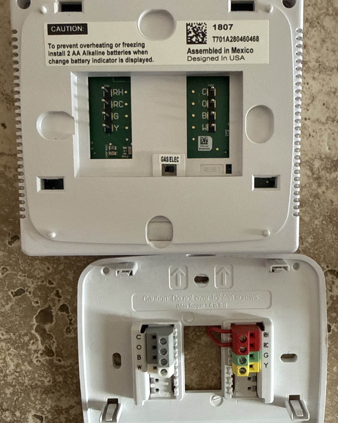 PRO1 IAQ T701 Digital Non-Programmable Thermostat, Single Stage, 1 Heat - 1 Cool gallery