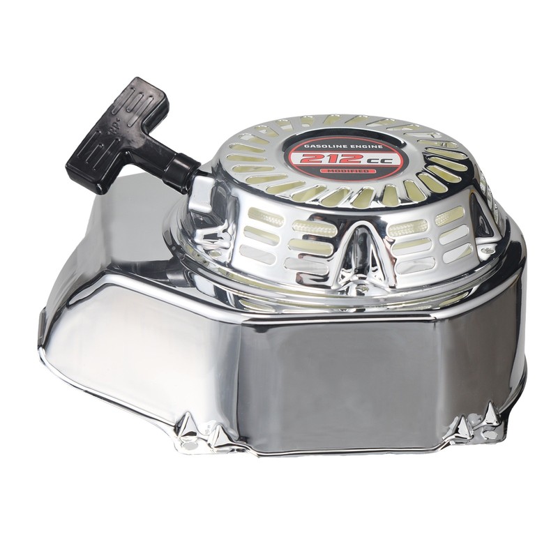 Silver Pull Start Recoil Starter w/Cover For Predator 212 Honda GX160 GX200 gallery