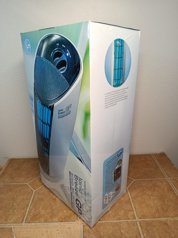 SHARPER IMAGE IONIC BREEZE DESKTOP GP SILENT AIR PURIFIER IONIZER NEW SEALED NOS gallery