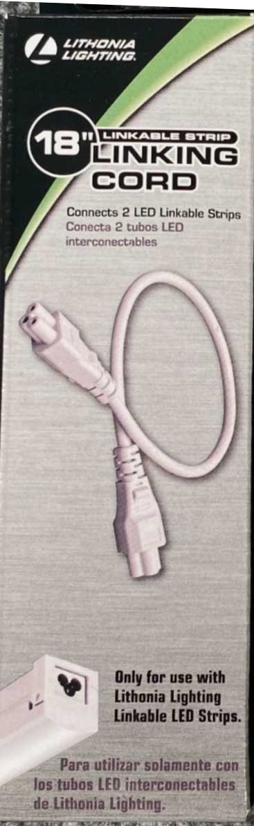 New Lithonia Lighting 18" Linkable Strip Linking Cord Free US Shipping gallery