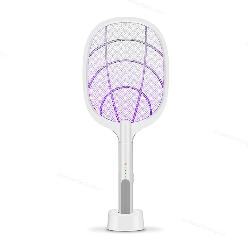 2-in-1 Electronic Mosquito Fly Bug Swatter Insect Killer Zapper Light Trap Lamp gallery