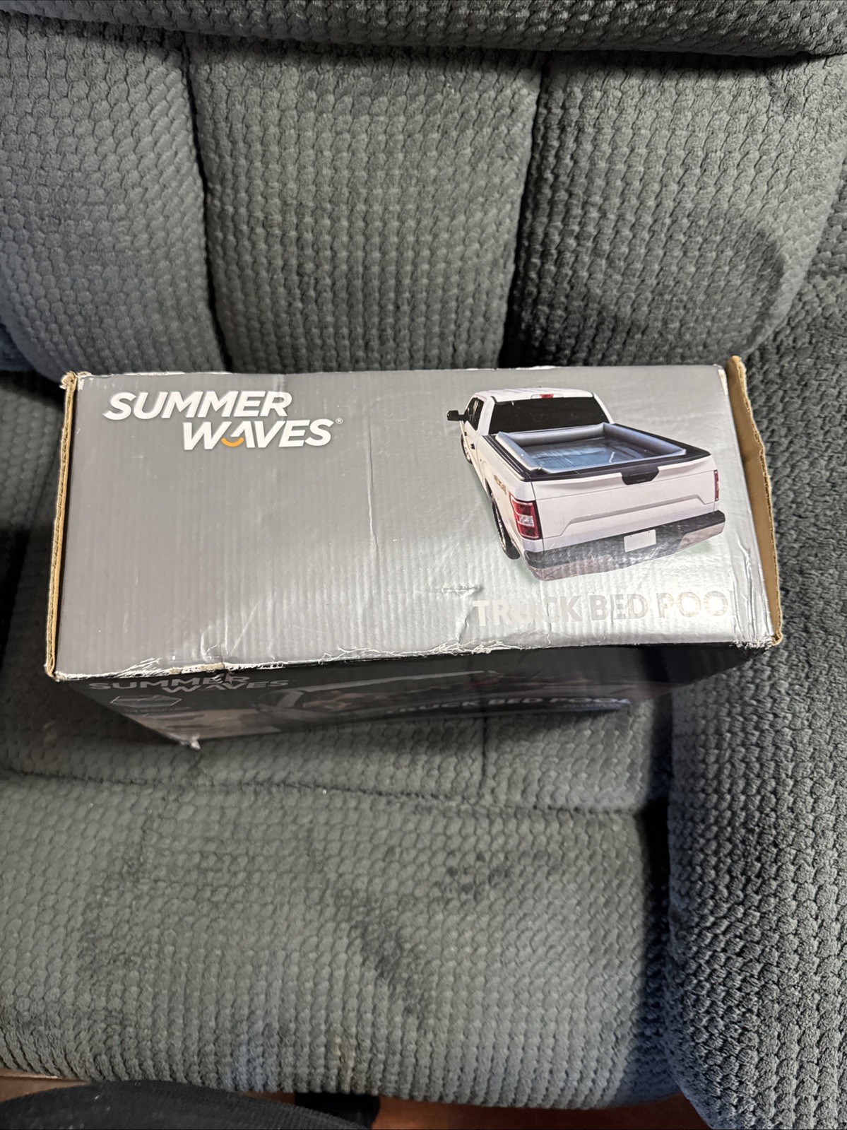 Summer Waves Inflatable Truck Bed Adult Swimming Pool, Measures 66" x 62" x 21" gallery