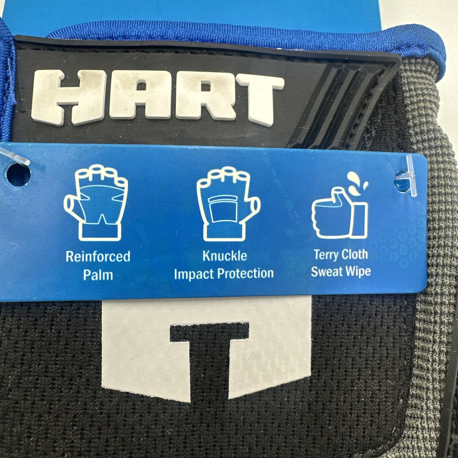 Hart Fingerless Impact Gloves Size X Large Reinforced Palm Knuckle Protect NEW gallery