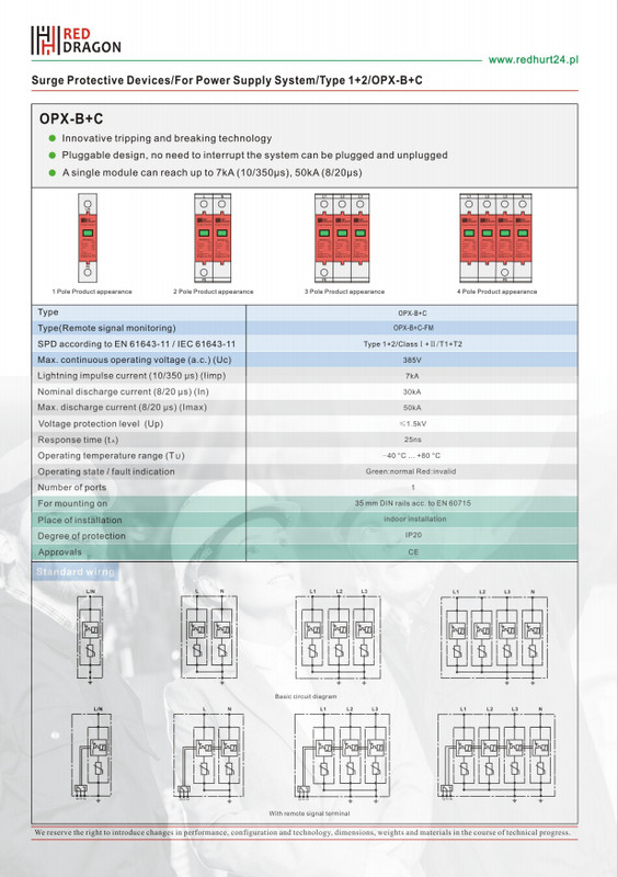 Surge Protector Protective Device AC Photovoltaic B+C T1 T2 2P gallery