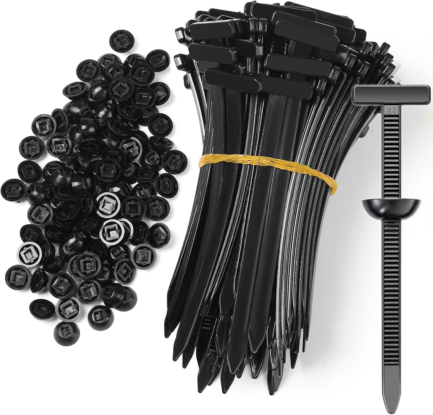 Nylon Universal Cable Tie Buckle - New T Multifunctional Nylon Zip Ties With Pin gallery