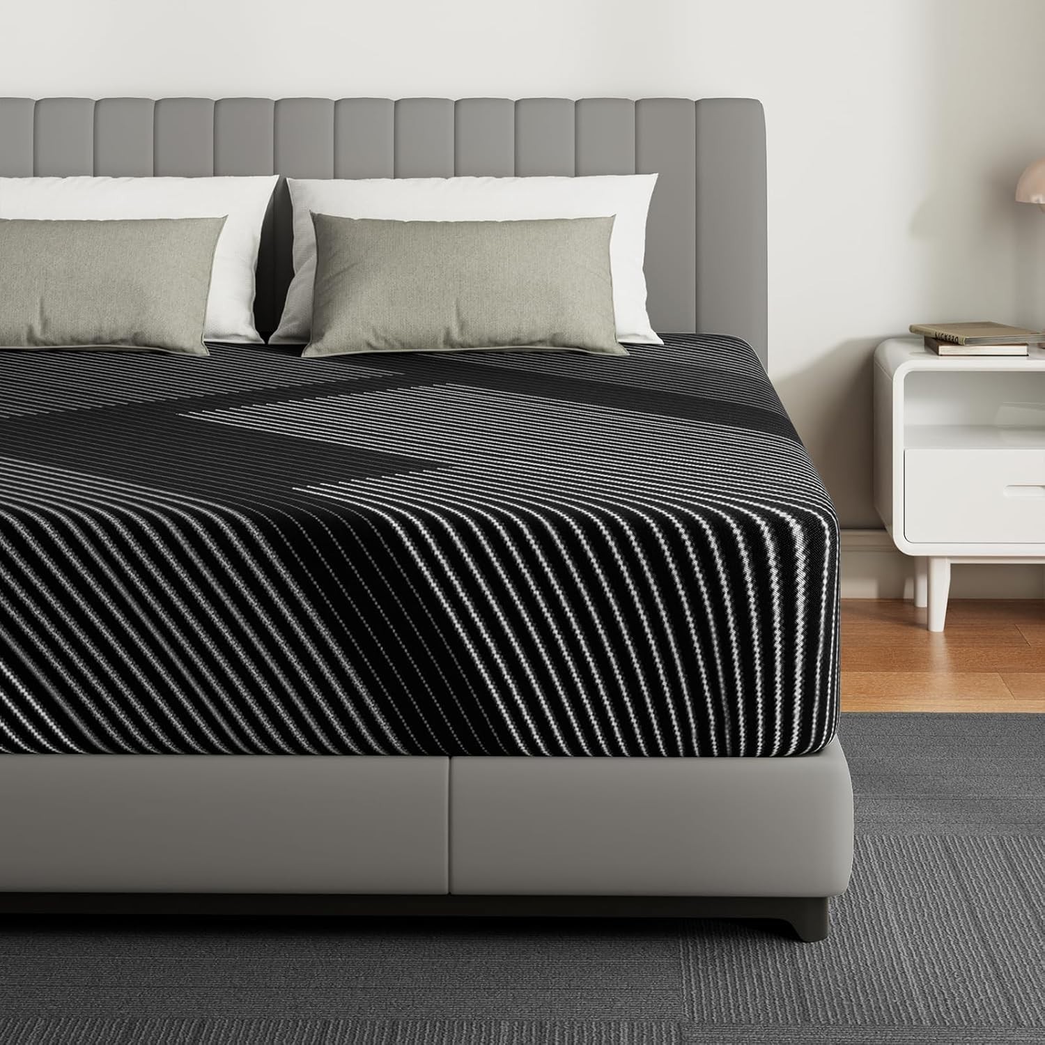 8/10/12 Inch Gel Infused Memory Foam Twin Full Queen King Size Mattress in a Box gallery