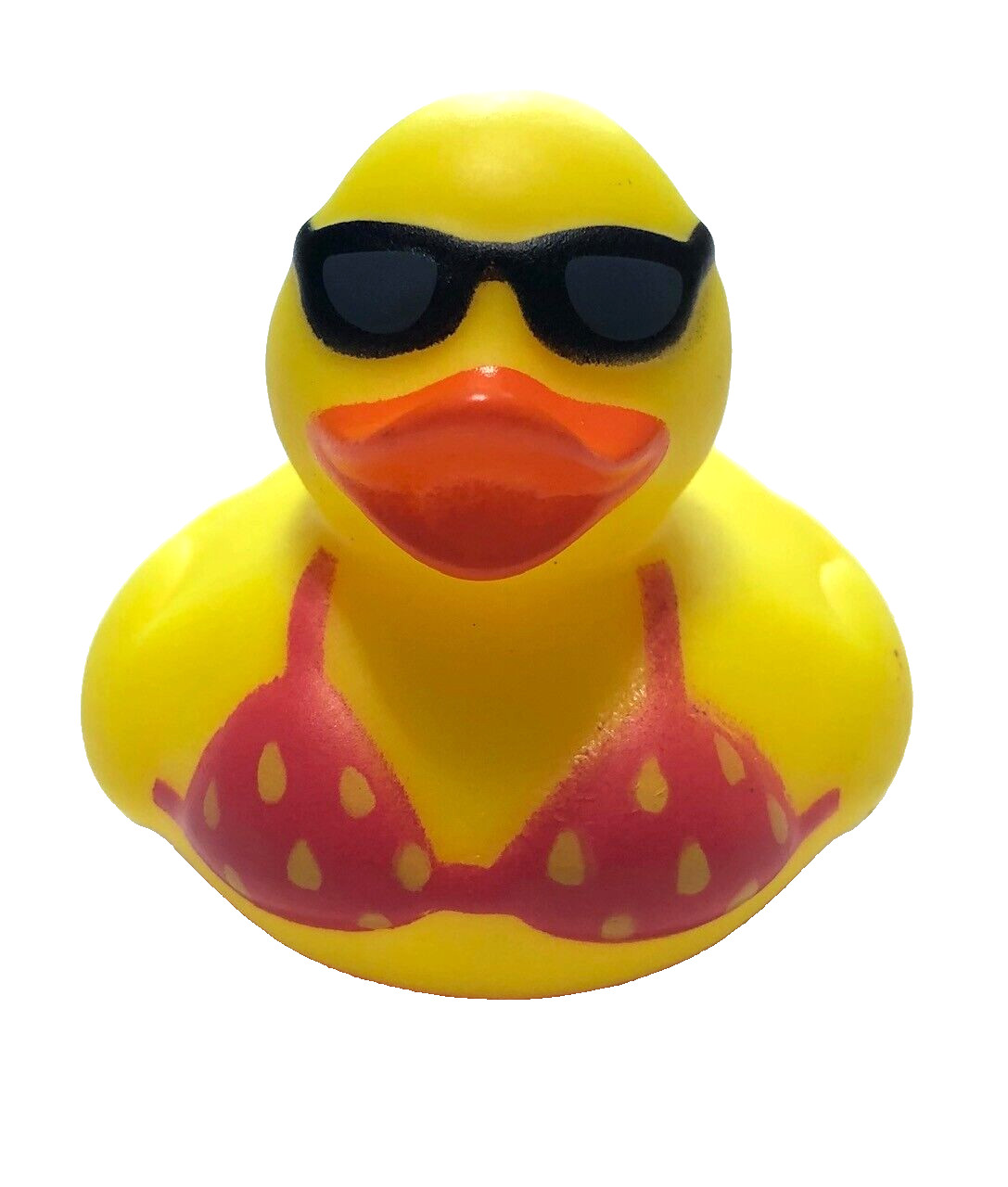 FREE SHIP - POLKA DOT BIKINI BEACH BEAUTY CRUISING RUBBER DUCK CRUISE DUCKIE 2" gallery