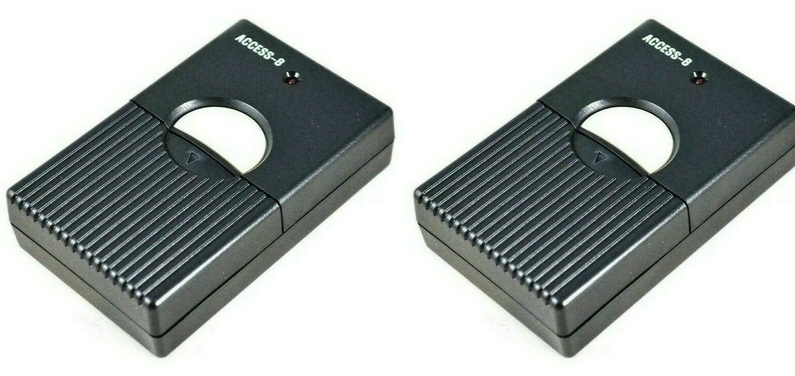 2 ACCESS-8 Pin Digit Garage Door Opener Remote Gate Clicker Multi Code and Clip gallery