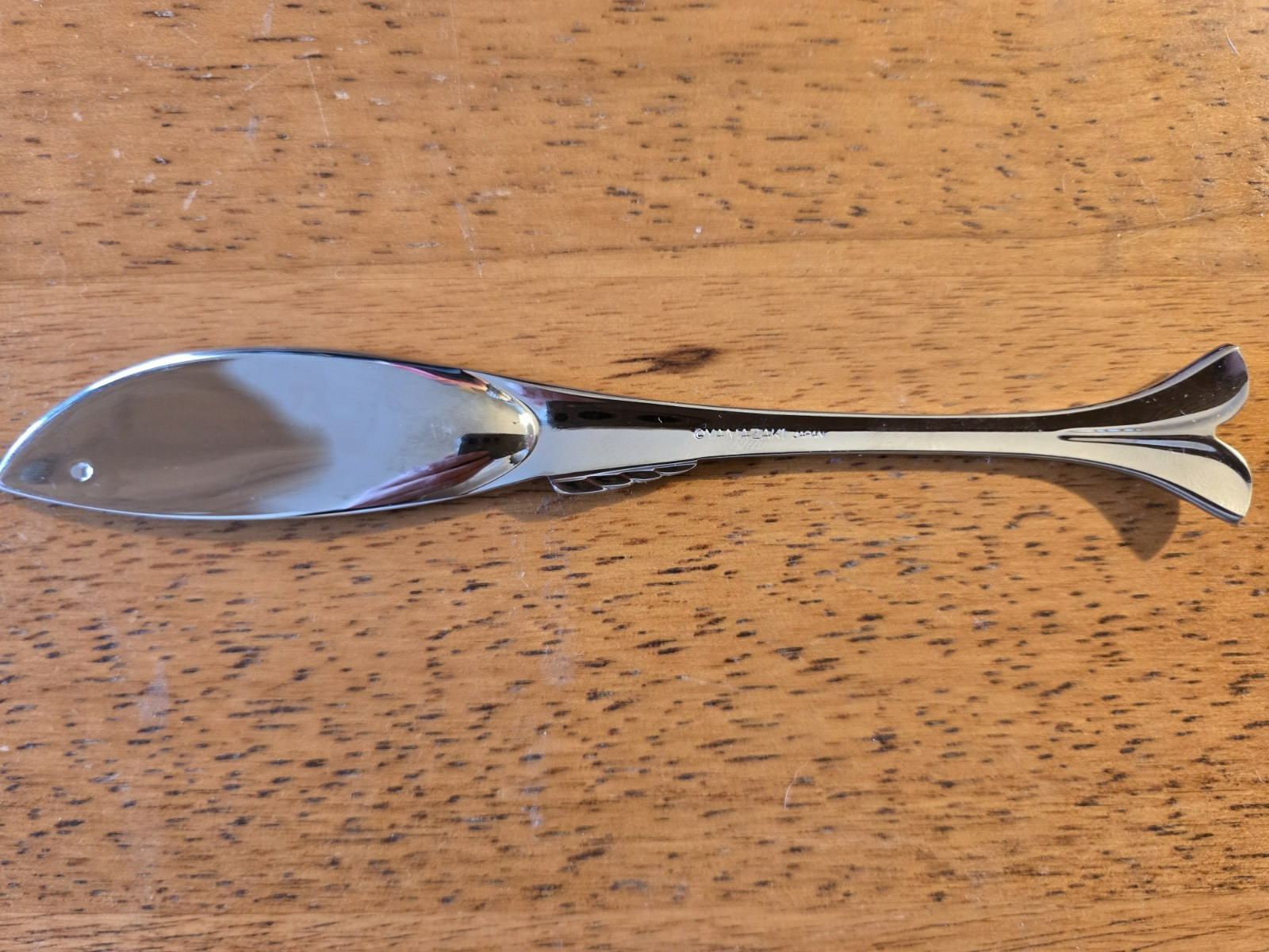 Yamazaki Gone Fishing Butter Spreader / Child's Knife 5 7/8 in, NEW in Package! gallery