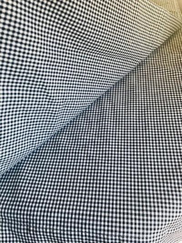 Pottery Barn Gingham Chambray Drapes Set 2 Blue 44x 84 Curtains Pair Kids New🦩 gallery