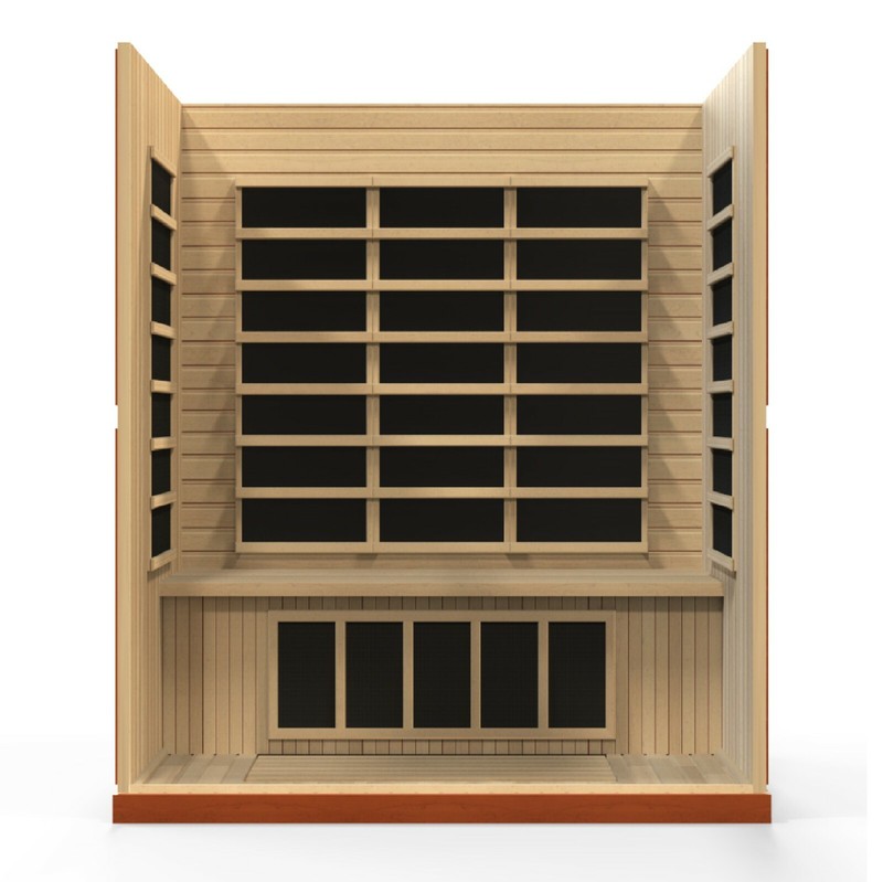 Dynamic 4 Per Far Infrared Sauna Bergamo Series, 8 Carbon Heating Panels Low EMF gallery