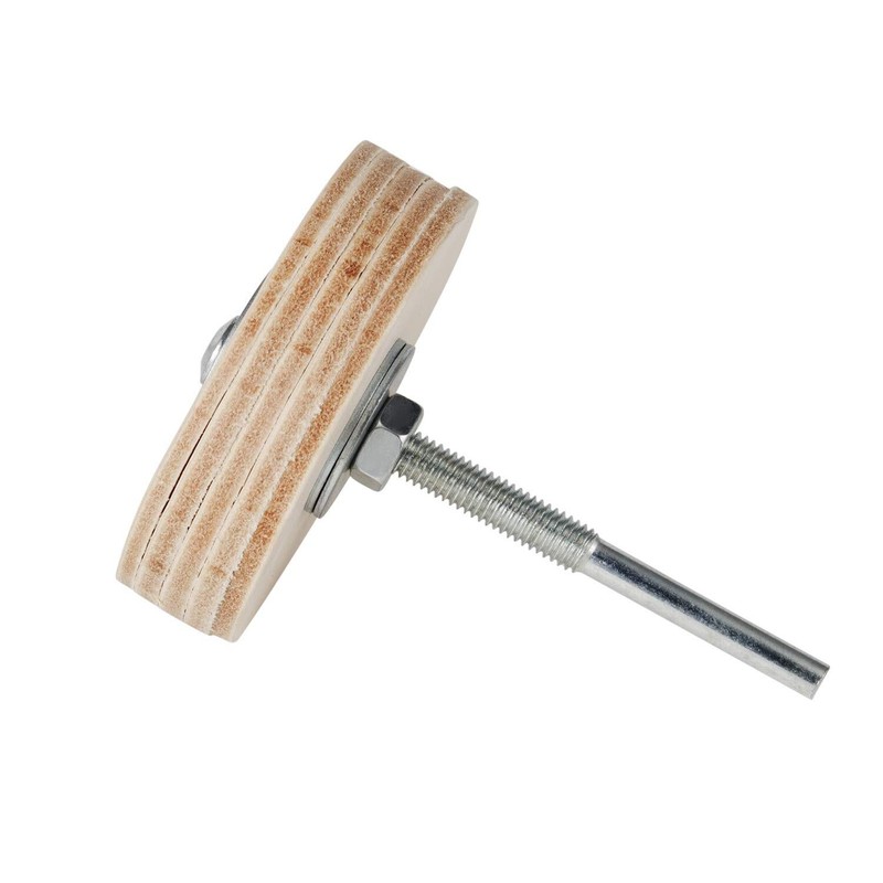 Sharpening Wheel Stropping 3" Wheel Leather Wheel Honing Wheel Leather Polish... gallery