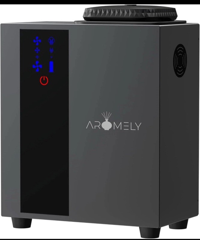 Aromely Oil Diffuser 200ml Black HVAC Aromatherapy App Bluetooth Silent Minimal gallery