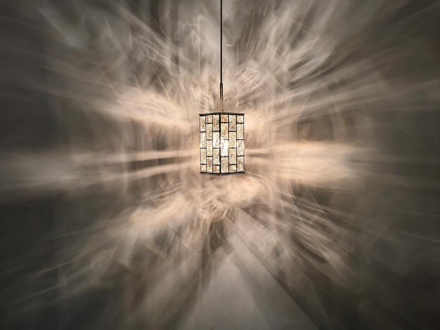 3 Pc Hanging Modern Kitchen Polyhedron Crystal Pendant Light Fixture Brushed Nic gallery