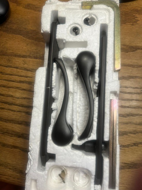 multipoint lock inactive handle set, bronze, Amesbury truth traditional handles gallery