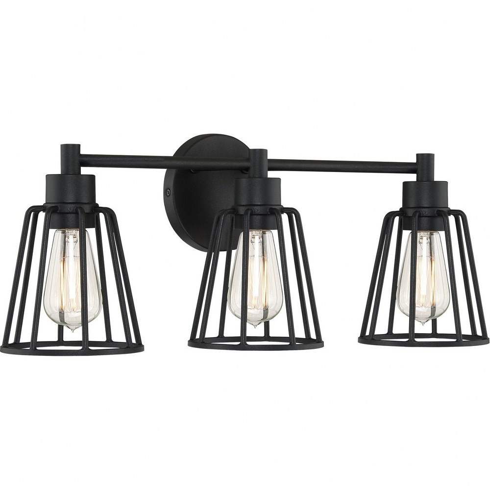 Atticus 3 Light Transitional Bath Vanity Approved for Damp Locations - 8.75 gallery