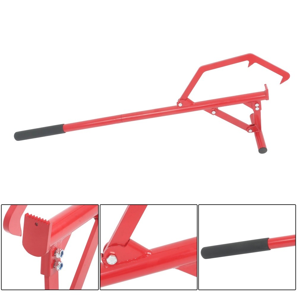 51 in Timberjack Log Lifter Steel Log Jack Roller Cant Hook with Non-Slip Handle gallery
