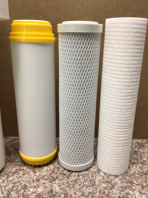 Ice Machine Water Filter Kit Sediment, Carbon, & Resin 3/8 Waterline & Fittings gallery