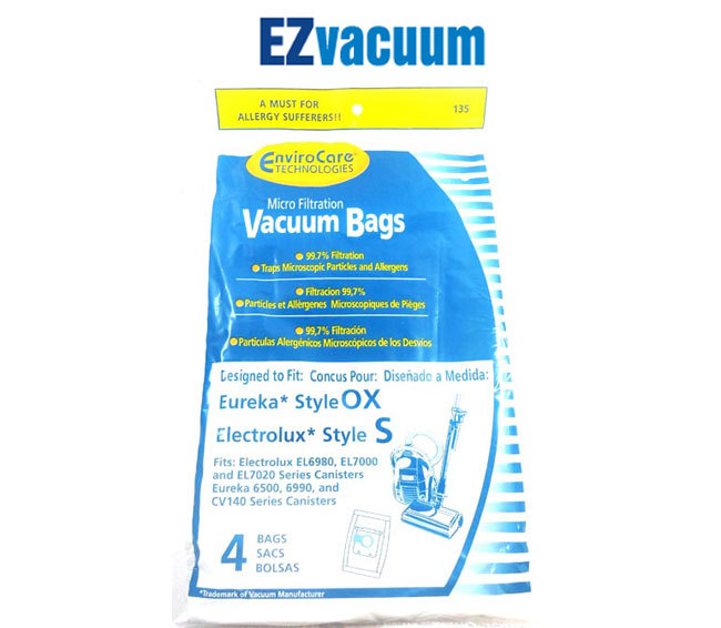 Electrolux Style OX or Style S Micro-Filtration vacuum cleaner bags # 61230 gallery