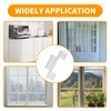 3-Pack Matte White Screen Door Hinges, 1/8 Inch Grooved Center Storm Door Hinge gallery