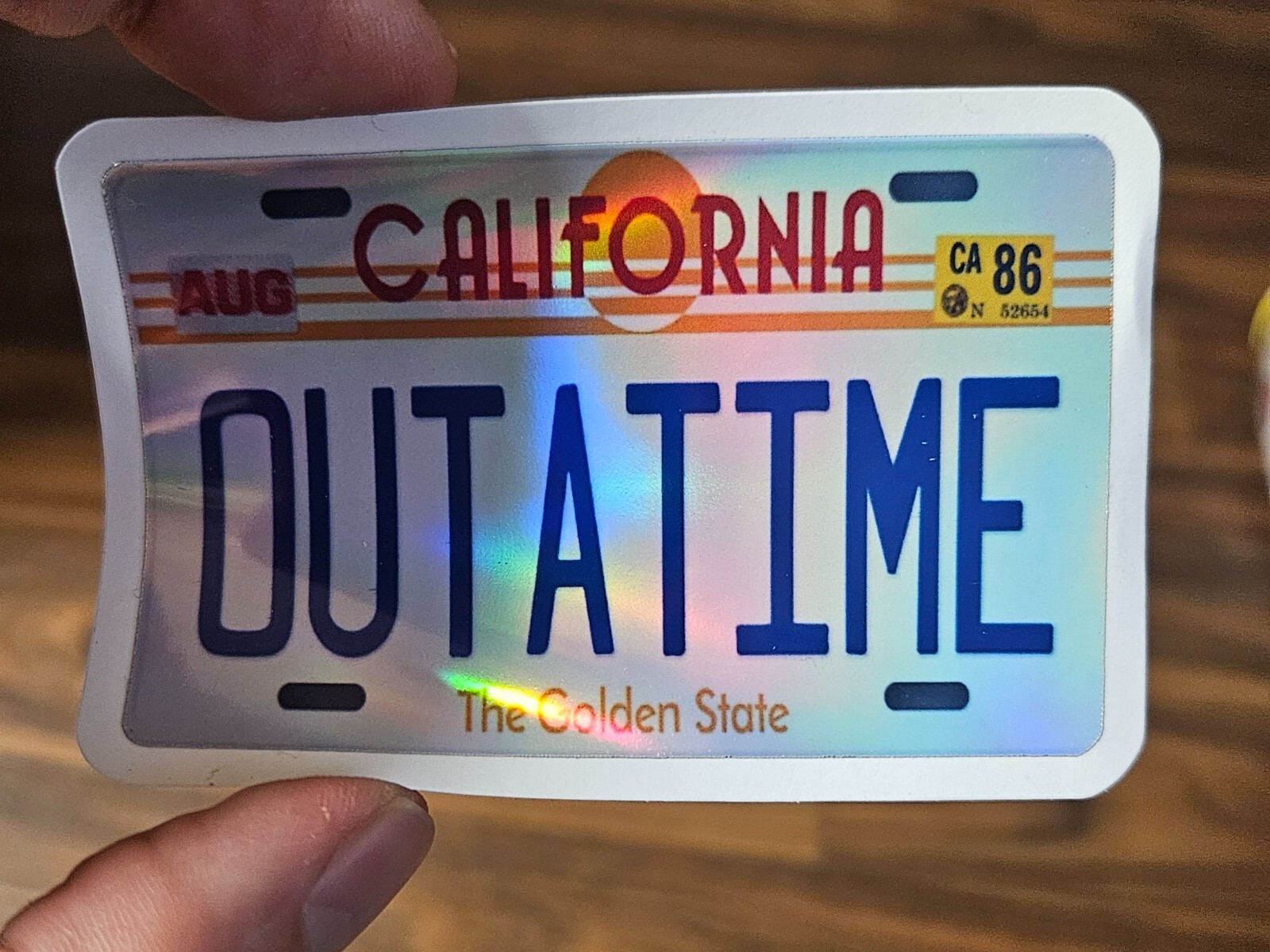 Back to the Future License Plates Credit Debit Card Skin Sticker ATM USA McFly gallery