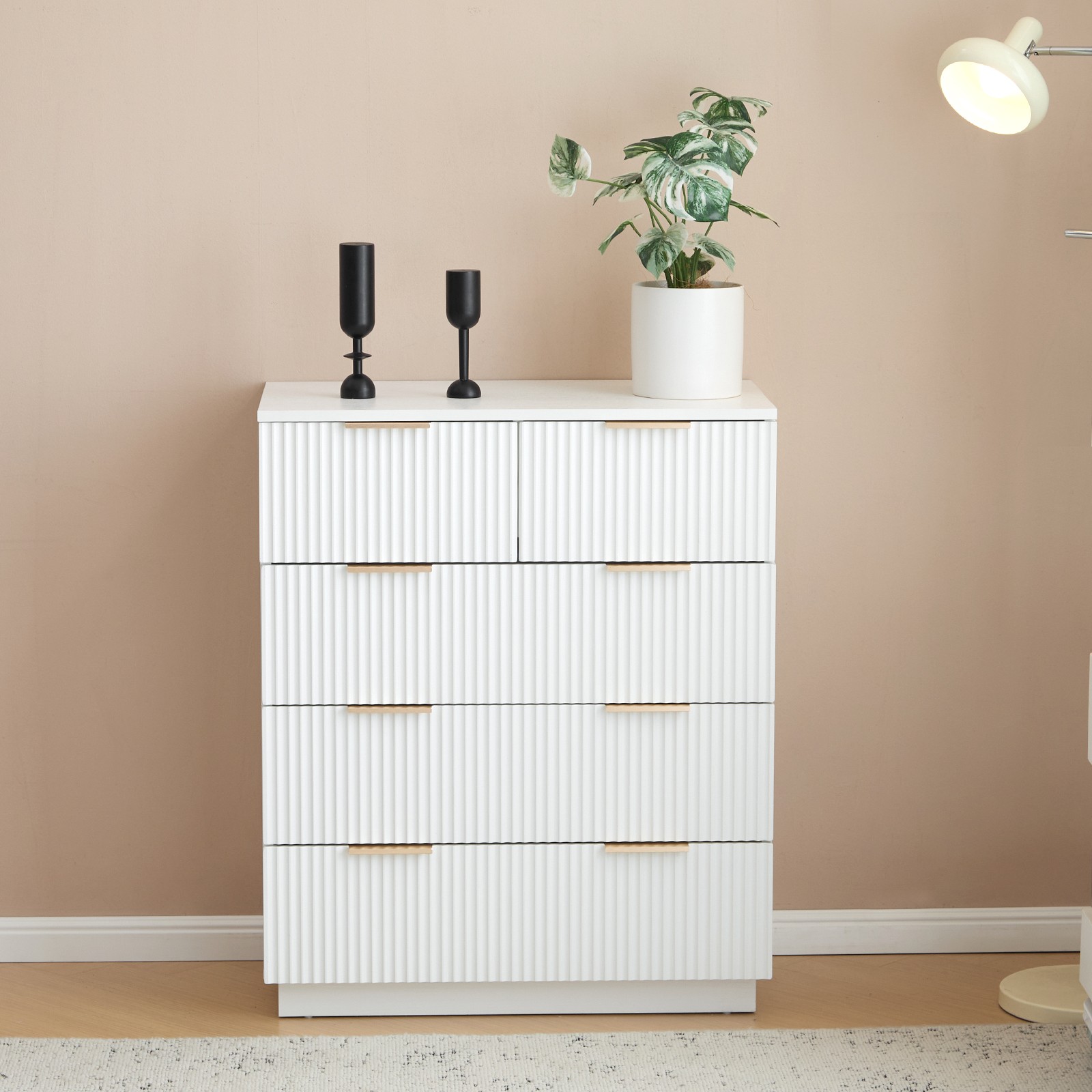 White P2 Particle Board and Density Board 724194cm Wavy Pattern Drawer gallery