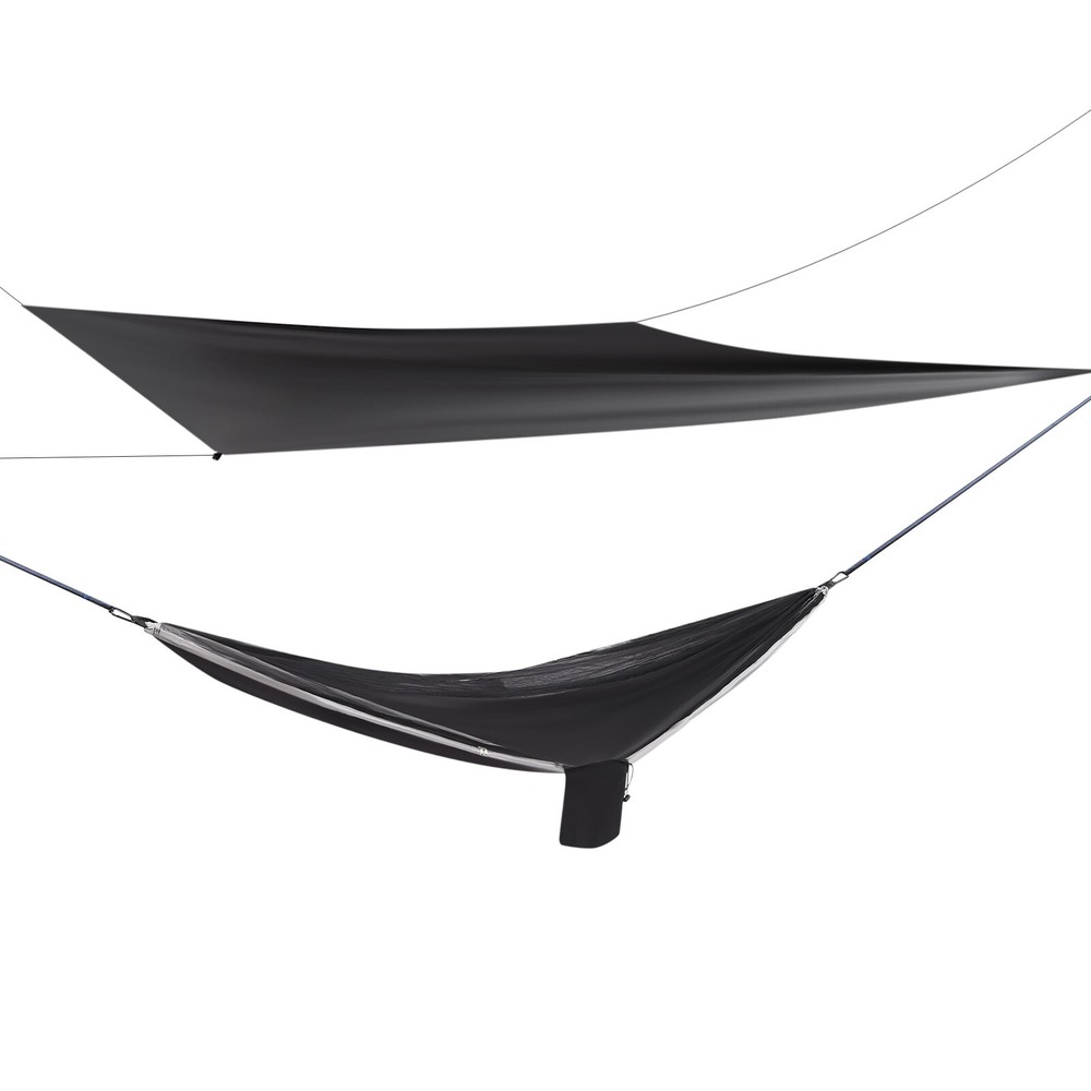 Waterproof 10FT Camping Hammock with Tarp, Perfect for Hiking Adventures