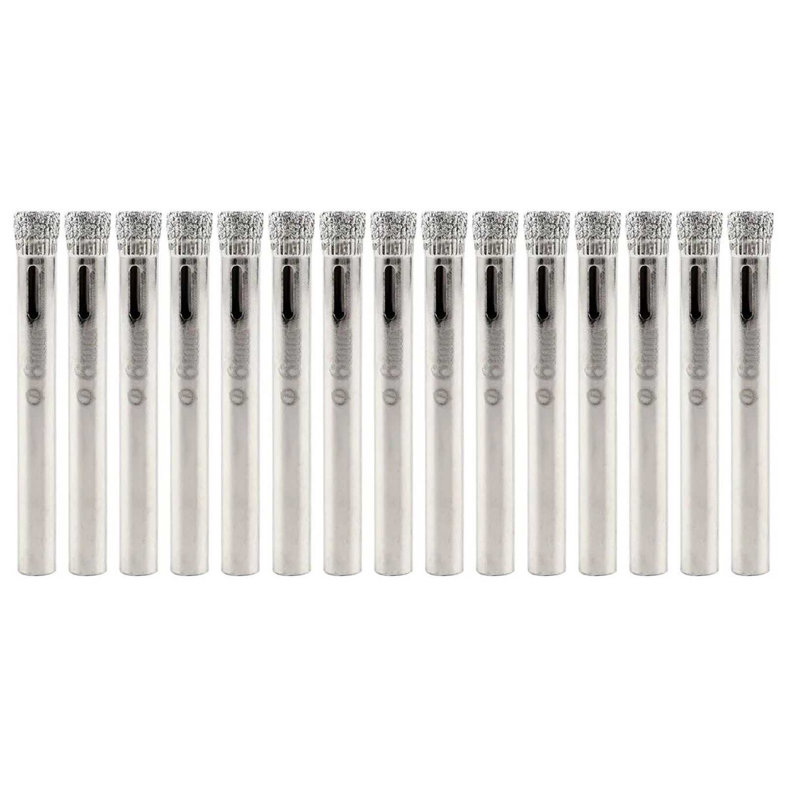 15Pcs 6mm 1/4"Shank MINI Diamond Coated Drill Bit Set Tile Marble Core Hole Saw gallery