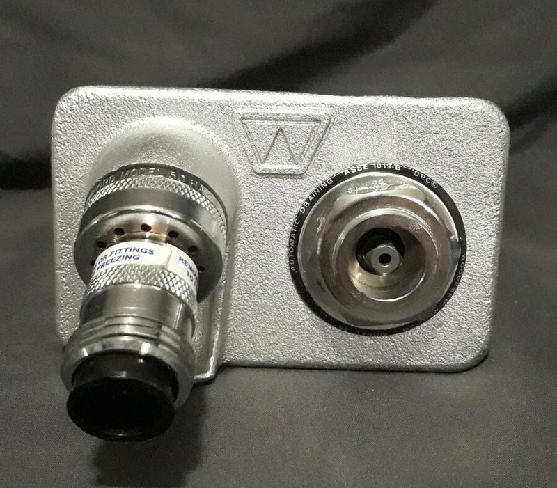 Woodford Wall Hydrant Model 67 P Inlet 67P-CC 3/4MIP X 1/2FIP Freezeless W/ Key gallery