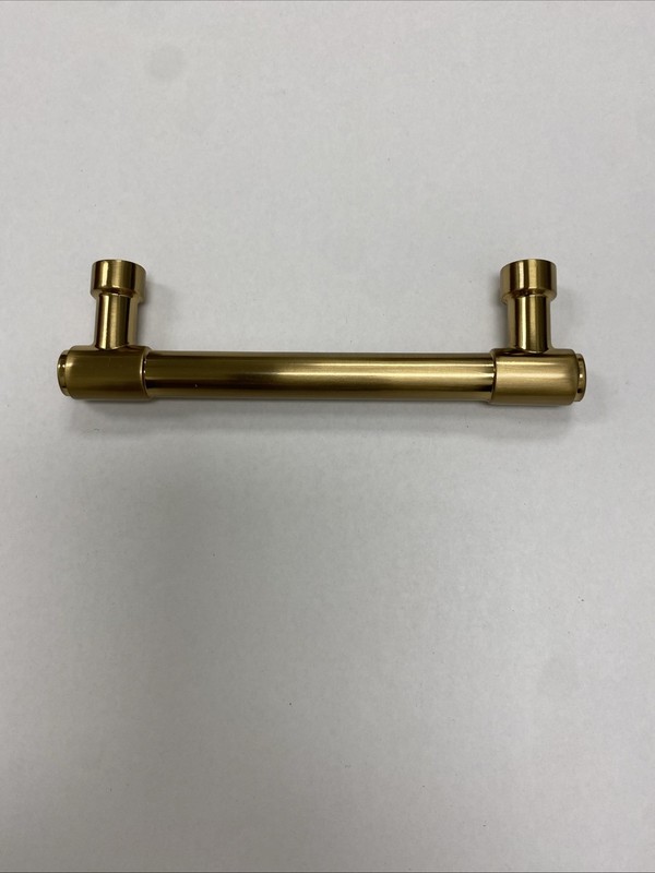 Emtek 86687US4 Jasper Pull 4" CTC Satin Brass Cabinet Hardware (10 Pack) gallery