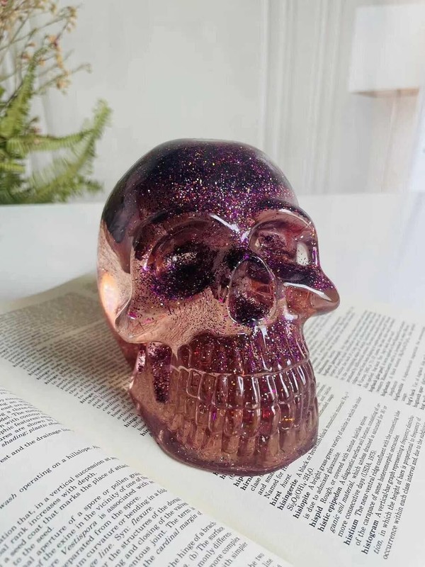 Silicone Skull Mold 3D Extra Large for Epoxy Resin Crafts Home Decor Halloween gallery
