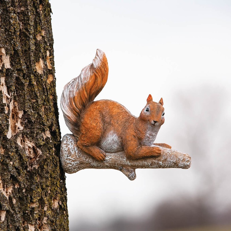 Resin Squirrel Tree Decor by Fox RiverTM Creations gallery