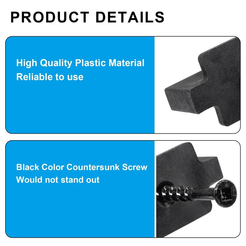 Hidden Deck Fasteners Clips Composite Decking T Clips with Screws gallery