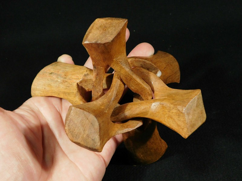 Sphere Stand Solid Wood Folding Handmade Medium Sized gallery