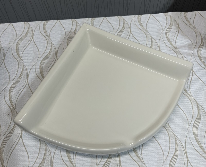 Ceramic Bath Shower Corner Soap Dish Shelf Tray 2 colors gallery